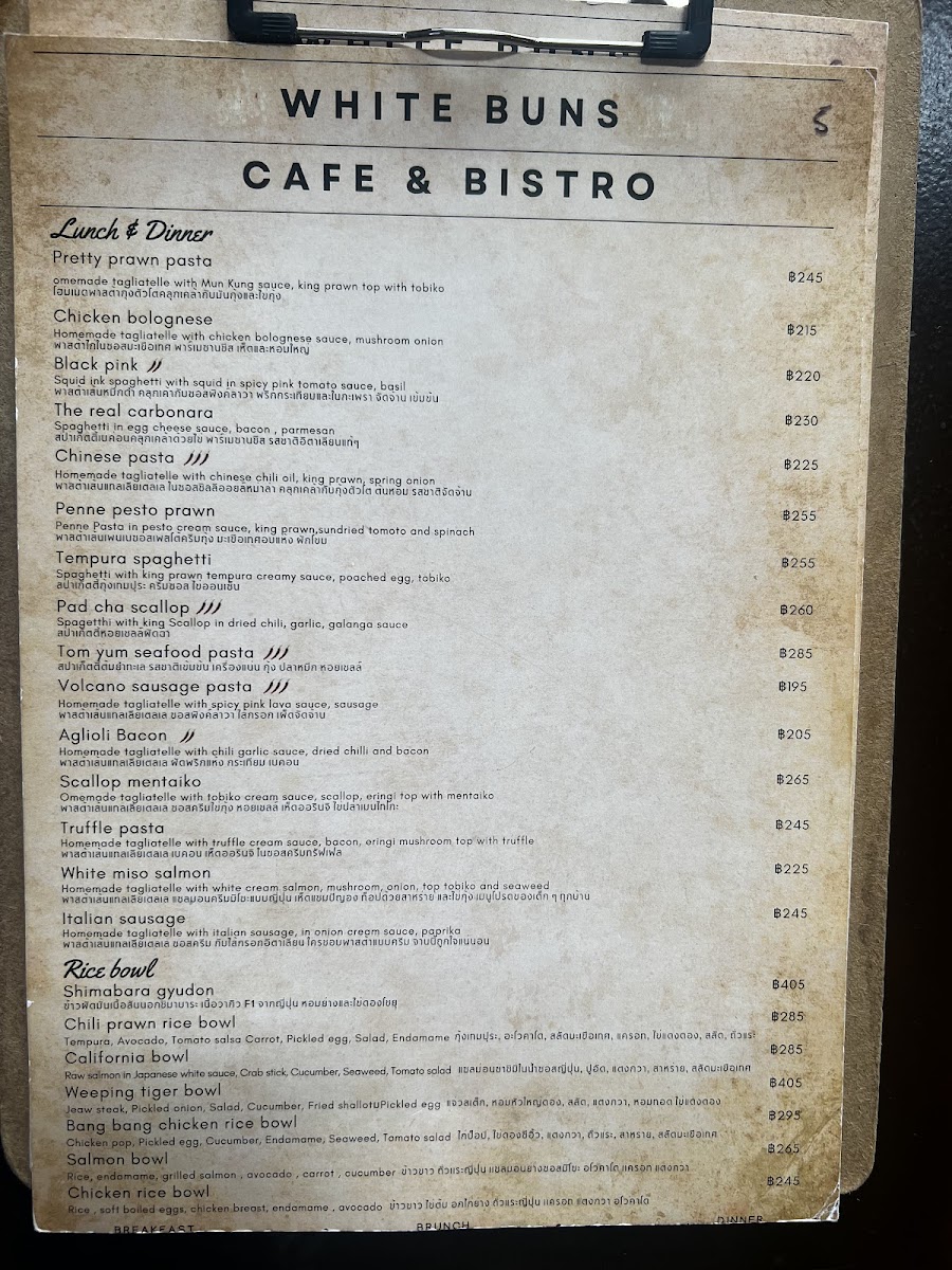 Menu White Buns Cafe & Bistro-9
